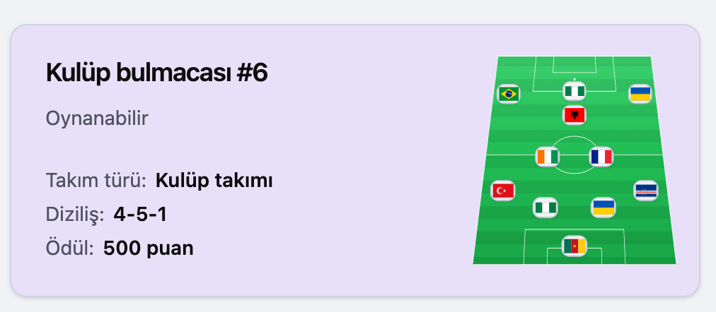 Kadro Bulmacası