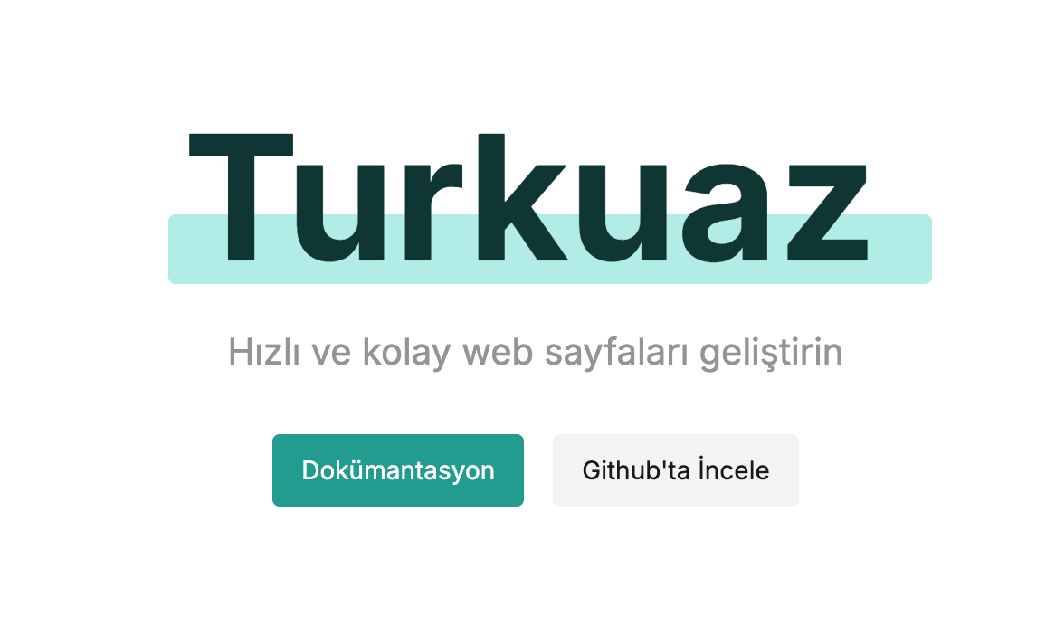Turkuaz CSS